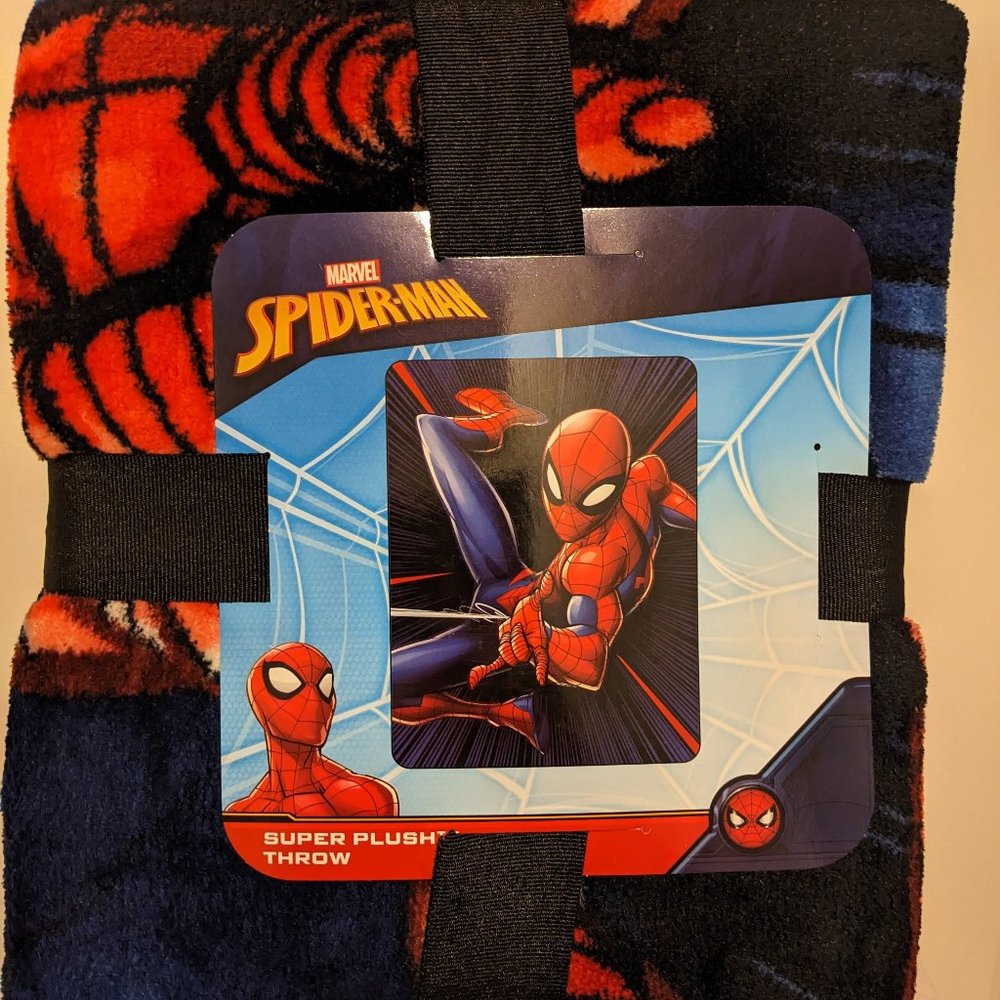 Spider-Man | Blue&Red | Web Tricks | Throw (46" x 60") | Marvel